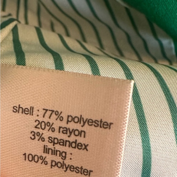 The Limited Small Green Stretch Knit Blazer NWT - Picture 4 of 6